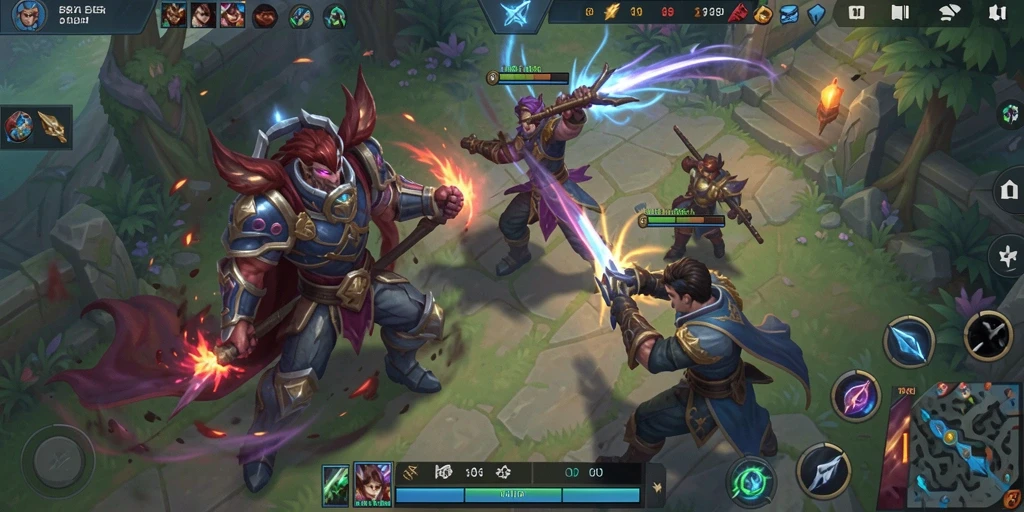 Tangkapan layar gameplay <strong>898A</strong> yang mendebarkan di arena pertempuran.