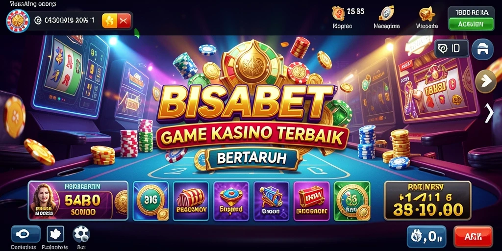 Tampilan gameplay Kasino yang seru dan mengasyikkan di BISABET.