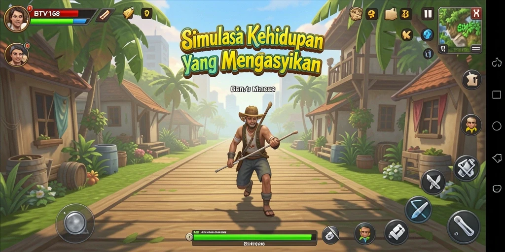 Tampilan grafis menakjubkan dari gameplay BTV168.