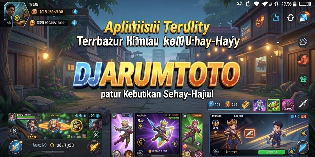 Screenshot DJARUMTOTO menampilkan antarmuka aplikasi yang intuitif dan mudah digunakan.