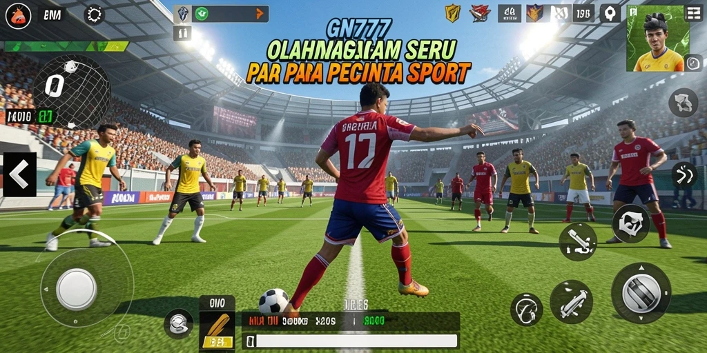Tampilan gameplay seru dalam GN777 menampilkan berbagai cabang olahraga.