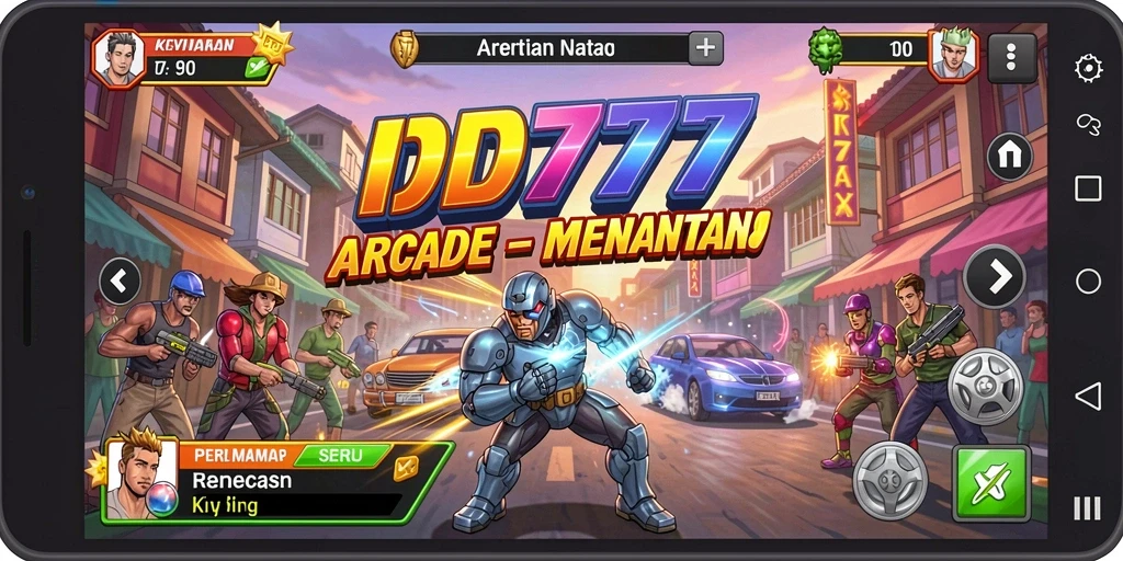 Tampilan gameplay menegangkan ID777 dengan grafik berkualitas tinggi.