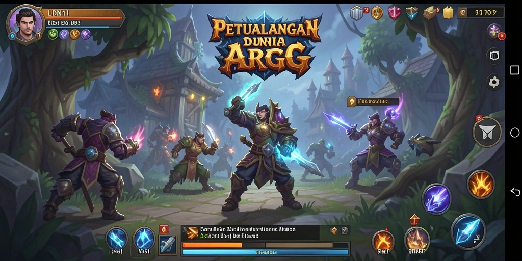 Gameplay LDN11 yang penuh aksi dan petualangan menarik.