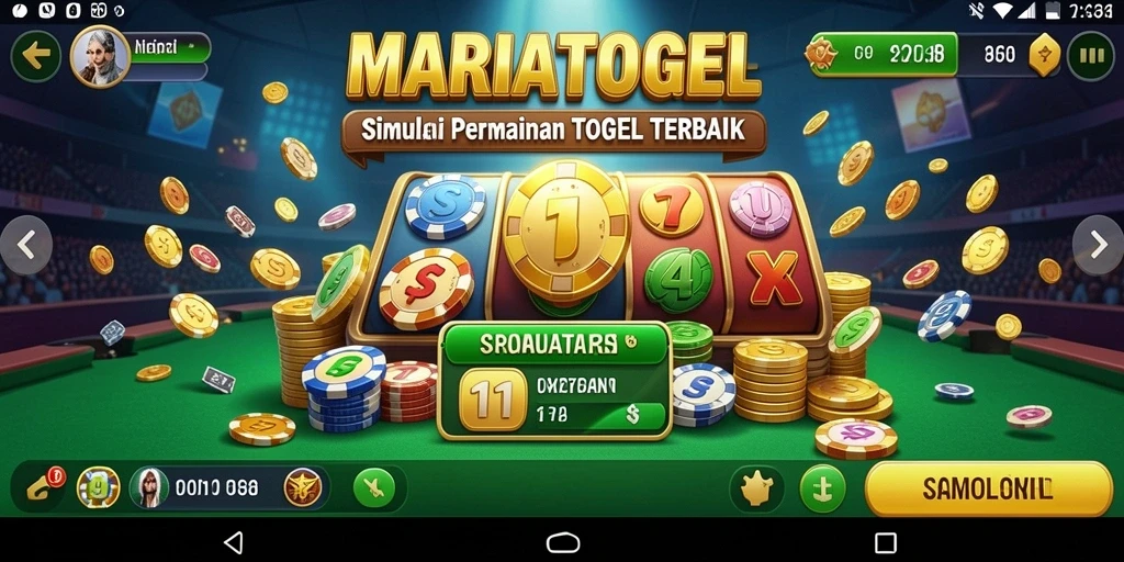 Tampilan gameplay MARIATOGEL yang menyenangkan dan interaktif.