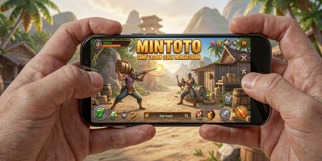 Tampilan screenshot MINTOTO yang menunjukkan aksi gameplay Tycoon.