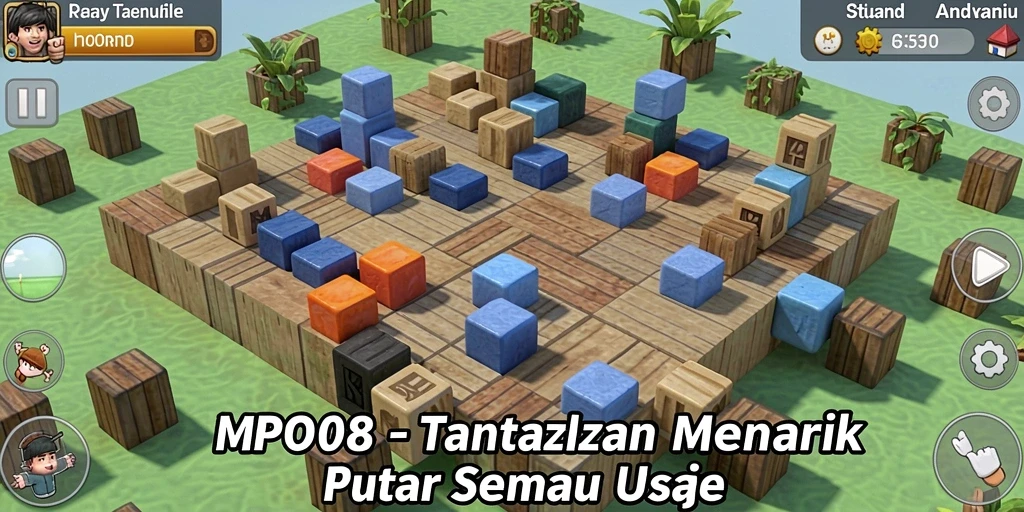 Screenshot MPO08 menampilkan gameplay Puzzle yang mengasyikkan.