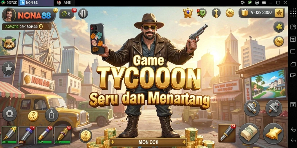 Tampilan gameplay NONA88 yang mengasyikkan dan kompetitif.