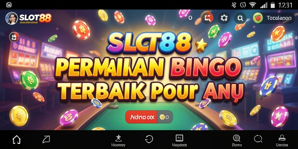 Screenshot utama SLOT88 yang menampilkan gameplay Bingo yang seru dan interaktif.